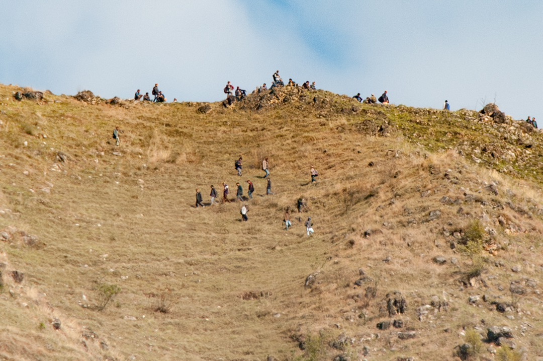 Coming down the mountain