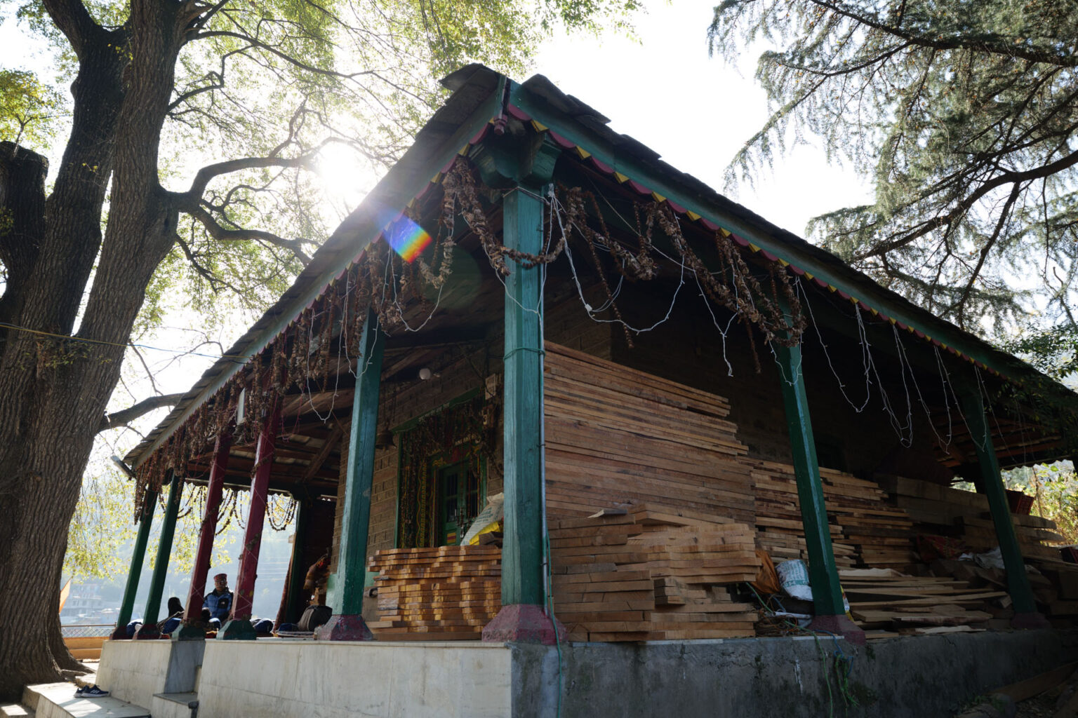 Deodhar planks ready for carving